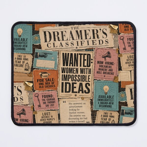 Item preview, Dreamer’s Classifieds Empowering Vintage Newspaper Collage designed and sold by K3DreamKreations .