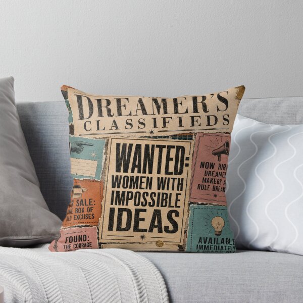 Item preview, Dreamer’s Classifieds Empowering Vintage Newspaper Collage designed and sold by K3DreamKreations .