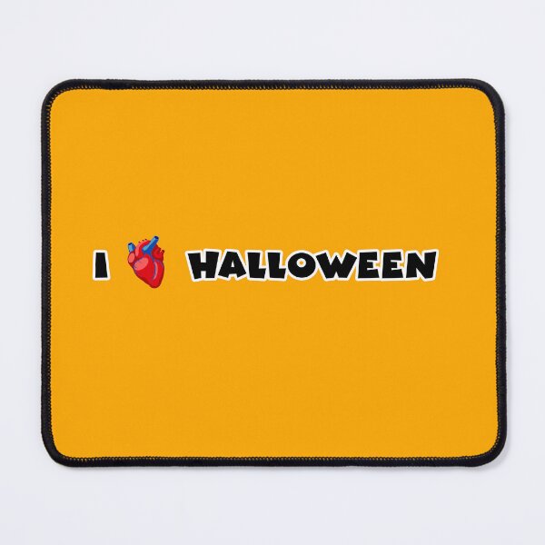 Item preview, I Heart Halloween (Black Text with Realistic Heart) designed and sold by Karate Octopus.