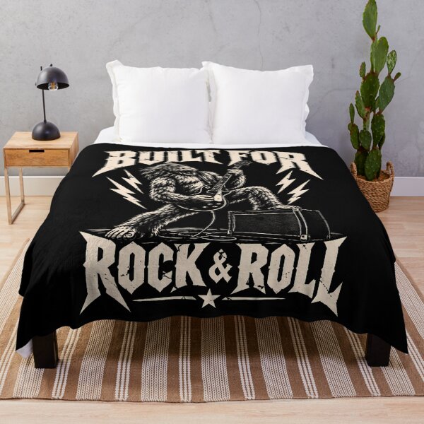 Item preview, Bigfoot Lets Rock Rockroll Vintage Sasquatch Rock Concert designed and sold by Alzasshop.