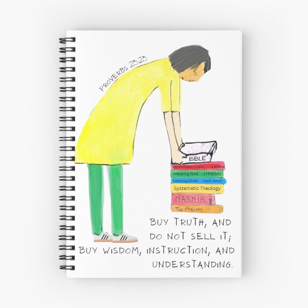 Item preview, Bible Art Proverbs 23:23 Buy truth Hand drawn in watercolor and ink designed and sold by Boy and Belugee Studio.