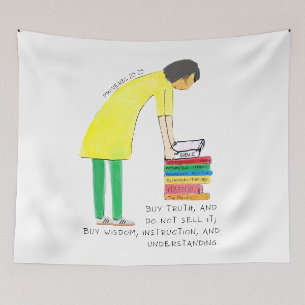 Item preview, Bible art Proverbs 23:23 Buy truth designed and sold by Boy and Belugee Studio.