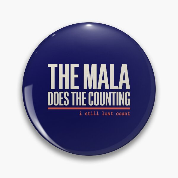 Item preview, Mala Beads Japa Humor: The Mala Does the Counting designed and sold by Osmose-Studio.