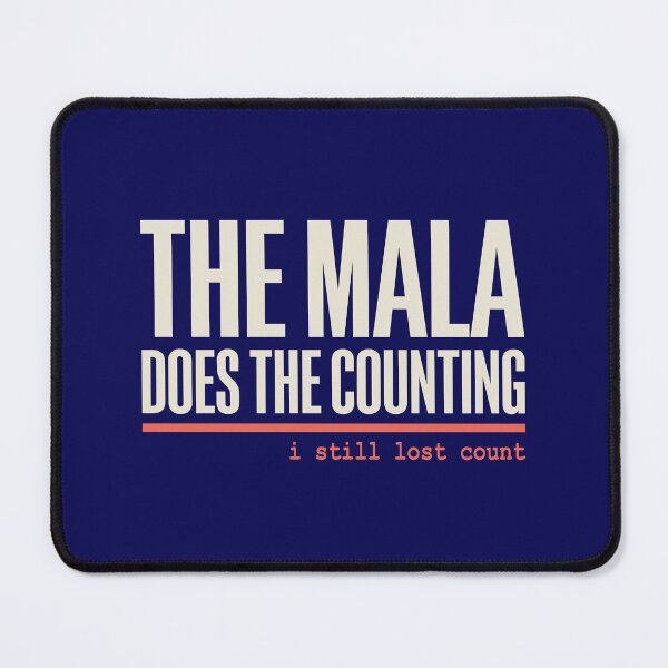 Item preview, Mala Beads Japa Humor: The Mala Does the Counting designed and sold by Osmose-Studio.