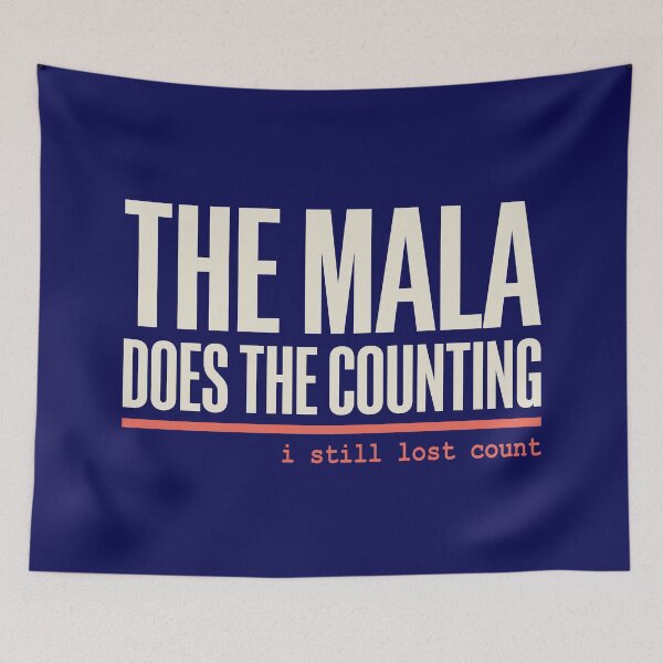 Item preview, Mala Beads Japa Humor: The Mala Does the Counting designed and sold by Osmose-Studio.
