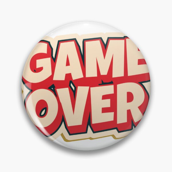 Item preview, Retro Arcade Game Over Gamer Player Design designed and sold by NicolasGlowArt.