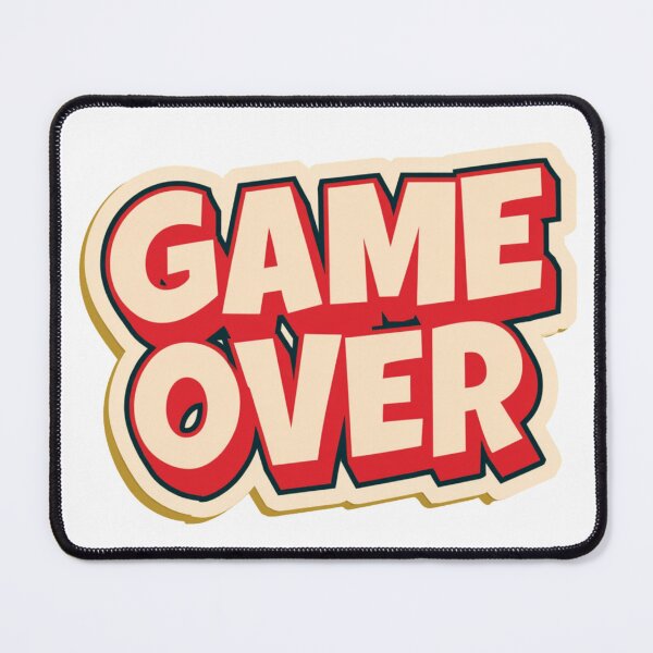 Item preview, Retro Arcade Game Over Gamer Player Design designed and sold by NicolasGlowArt.