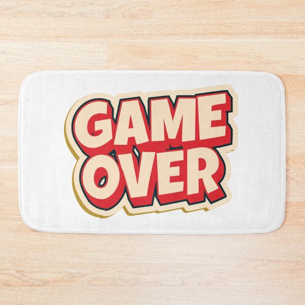 Item preview, Retro Arcade Game Over Gamer Player Design designed and sold by NicolasGlowArt.