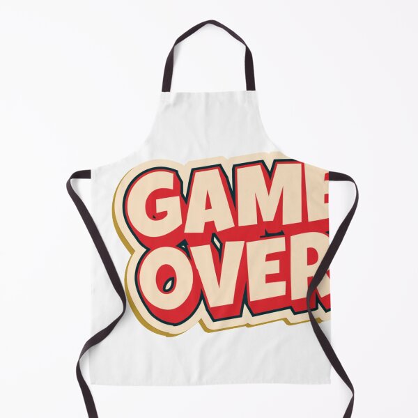 Item preview, Retro Arcade Game Over Gamer Player Design designed and sold by NicolasGlowArt.