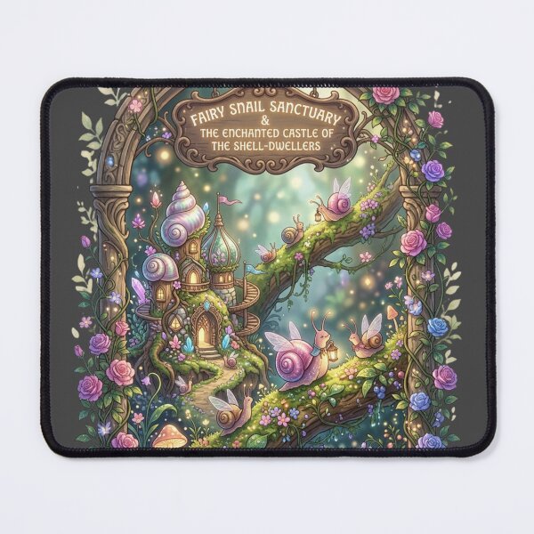 Item preview, Fairy Snail Sanctuary - Enchanted Fantasy Castle - Flower Garden designed and sold by aliyeus.