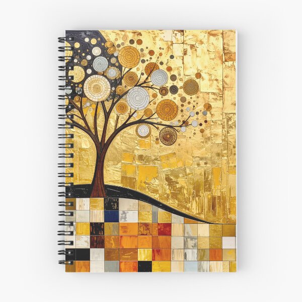 Item preview, Ornate Gold Leaf and Mosaic Circle Tree designed and sold by Vicky Brago-Mitchell®.