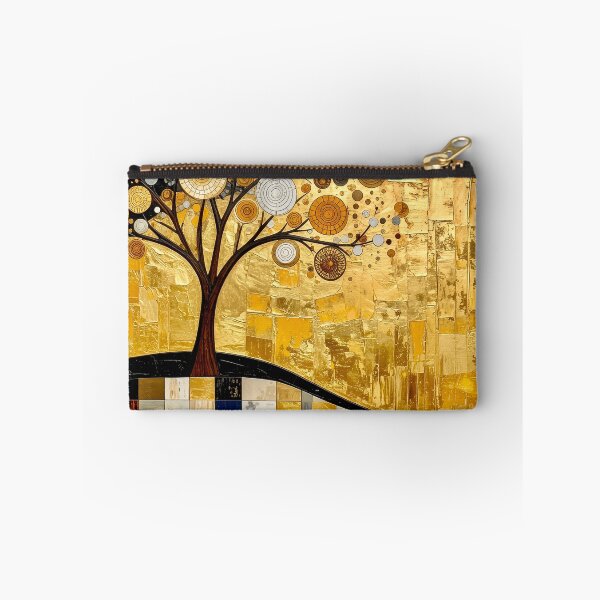 Item preview, Ornate Gold Leaf and Mosaic Circle Tree designed and sold by Vicky Brago-Mitchell®.