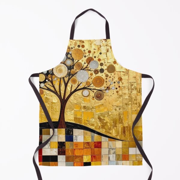 Item preview, Ornate Gold Leaf and Mosaic Circle Tree designed and sold by Vicky Brago-Mitchell®.