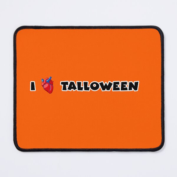 Item preview, I Heart Talloween (Black Text with Realistic Heart) designed and sold by Karate Octopus.