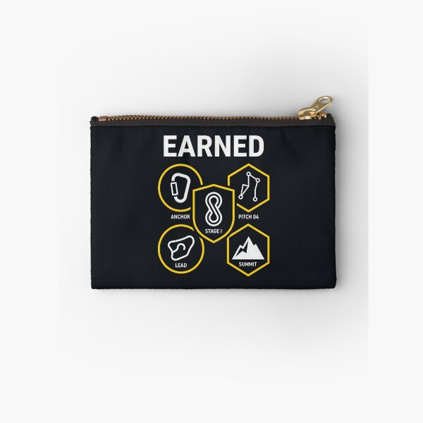 Item preview, Rock Climber Earned Climbing Badges Outdoor Sports designed and sold by SplashTastic.