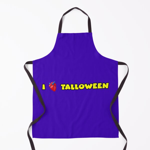Item preview, I Heart Talloween (Yellow Text with Realistic Heart) designed and sold by Karate Octopus.