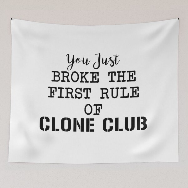 Item preview, First Rule of Clone Club- Orphan Black designed and sold by JStuartArt.