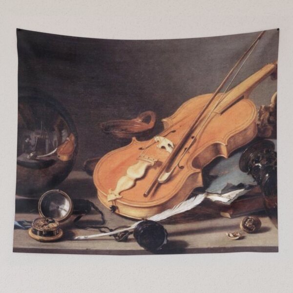 Item preview, Still Life with Violin and Glass Ball designed and sold by SharonTheFirst.