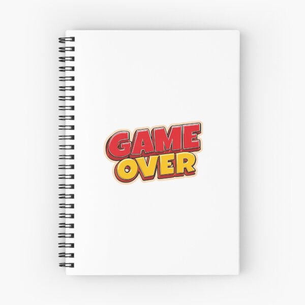Item preview, Game Over Retro Gaming Arcade Player Design designed and sold by NicolasGlowArt.