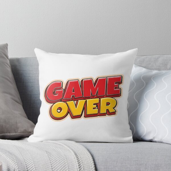 Item preview, Game Over Retro Gaming Arcade Player Design designed and sold by NicolasGlowArt.