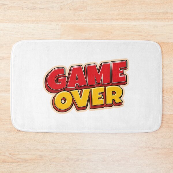 Item preview, Game Over Retro Gaming Arcade Player Design designed and sold by NicolasGlowArt.