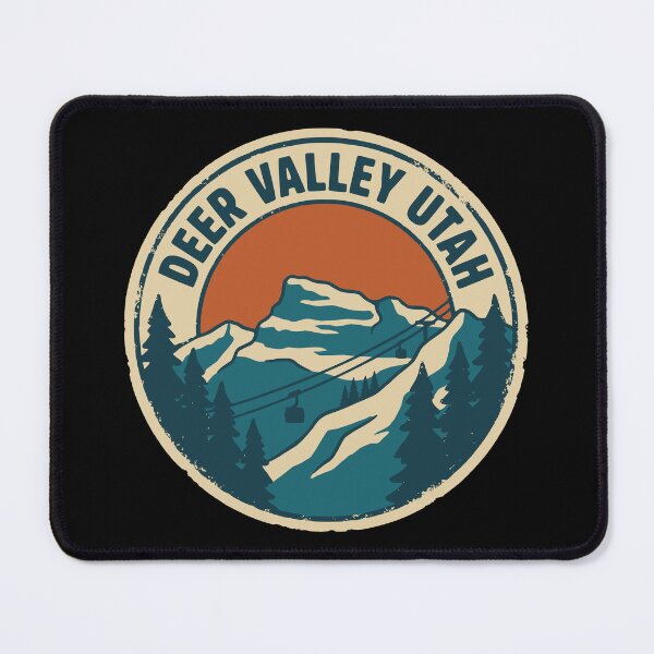 Item preview, Vintage Deer Valley Utah Ski Resort Mountain Badge designed and sold by Travelpeak.