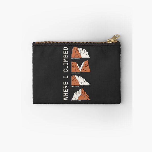 Item preview, Rock Climber Where I Climbed Crag Topo Graphic designed and sold by SplashTastic.