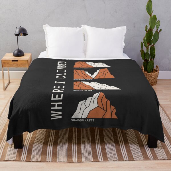 Item preview, Rock Climber Where I Climbed Crag Topo Graphic designed and sold by SplashTastic.
