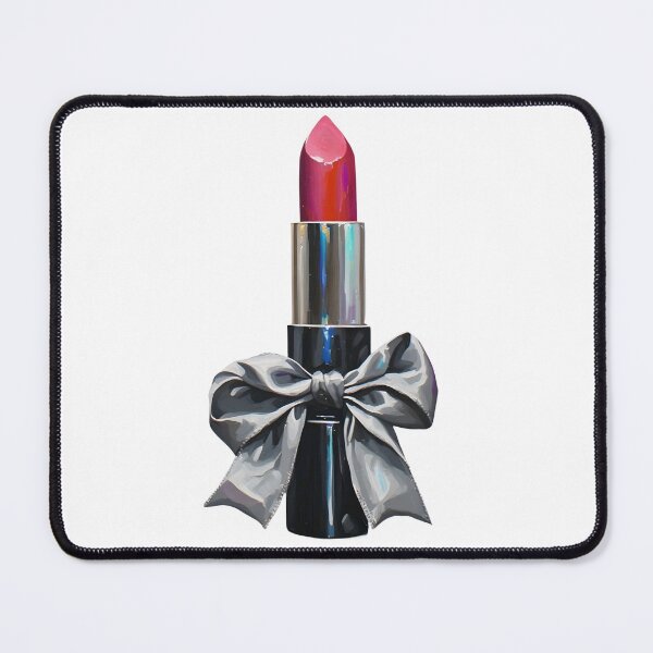 Item preview, Lipstick with Silver Bow Oil Painting Style Art designed and sold by Sweetchaos73.