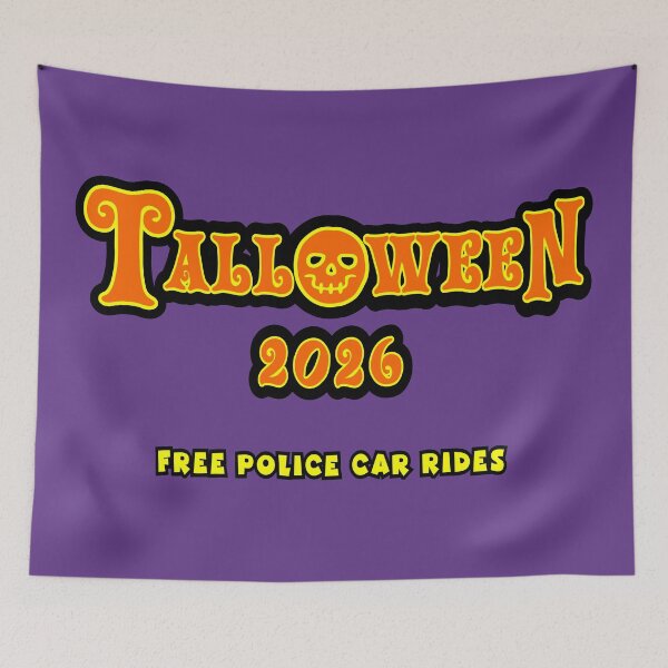 Item preview, Talloween 2026: Free Police Car Rides designed and sold by Karate Octopus.