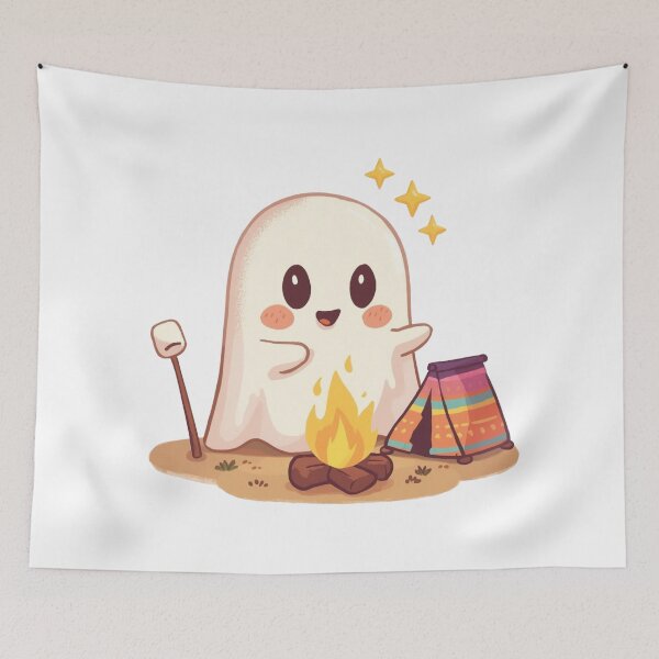 Item preview, Cozy Campfire Ghost designed and sold by Stylestickers55.