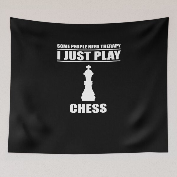 Item preview, Some People Need Therapy I Play Chess V5 designed and sold by TeeTimeGuys.