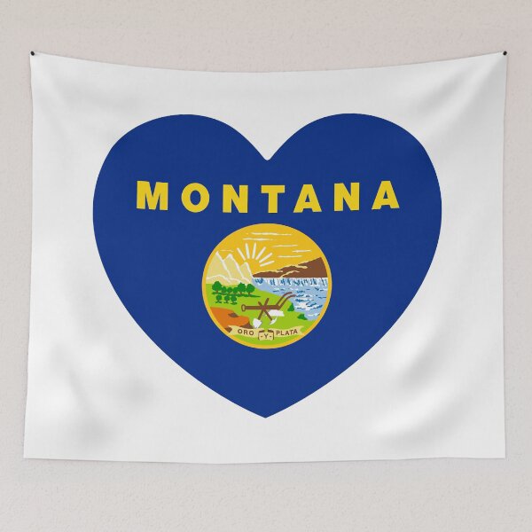 Item preview, Montana Heart Baby Gift, Born in Montana MT Keepsake designed and sold by shitpostee.
