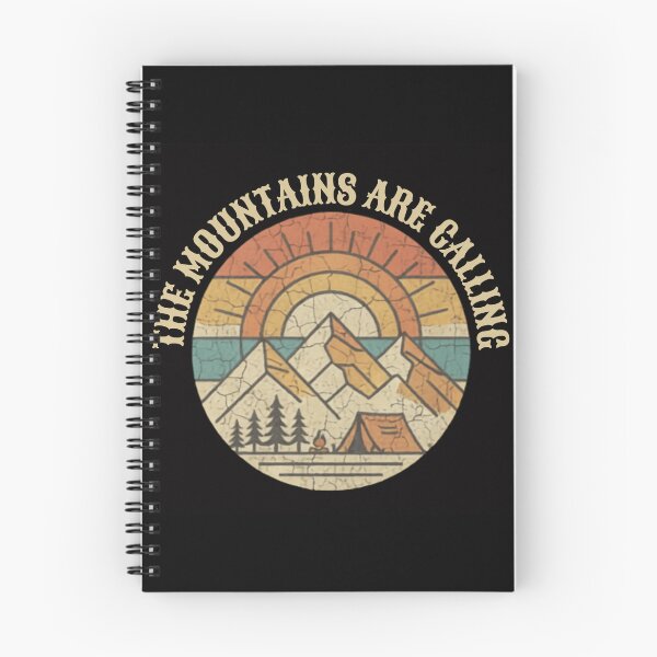Item preview, Retro Vintage Sunset Mountains Are Calling Camping Hiking Graphic designed and sold by lovepower.