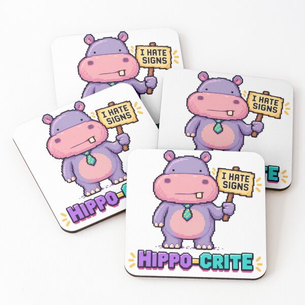 Item preview, HIPPO-CRITE designed and sold by BRIGHT BITS BOUTIQUE.