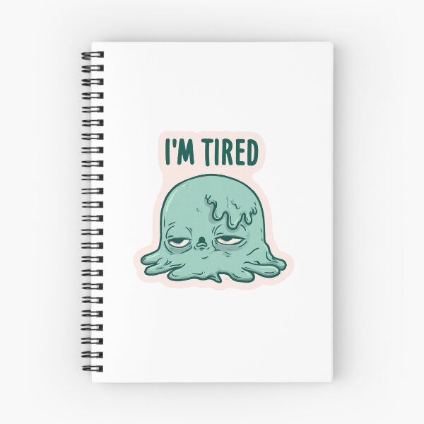Item preview, I'm Tired Melting Creature Funny Exhausted Sleepy designed and sold by NicolasGlowArt.