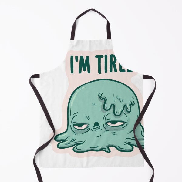 Item preview, I'm Tired Melting Creature Funny Exhausted Sleepy designed and sold by NicolasGlowArt.