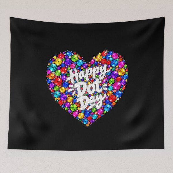 Item preview, Happy Dot Day Colorful Heart – International Dot Day  designed and sold by ViktoonShirts.