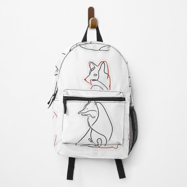 Item preview, Minimalist Fox Line Art Wildlife Lover designed and sold by NicolasGlowArt.