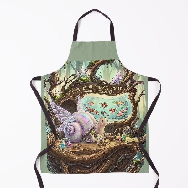 Item preview, Fairy Snail Woodland Fish Apothecary Market designed and sold by aliyeus.