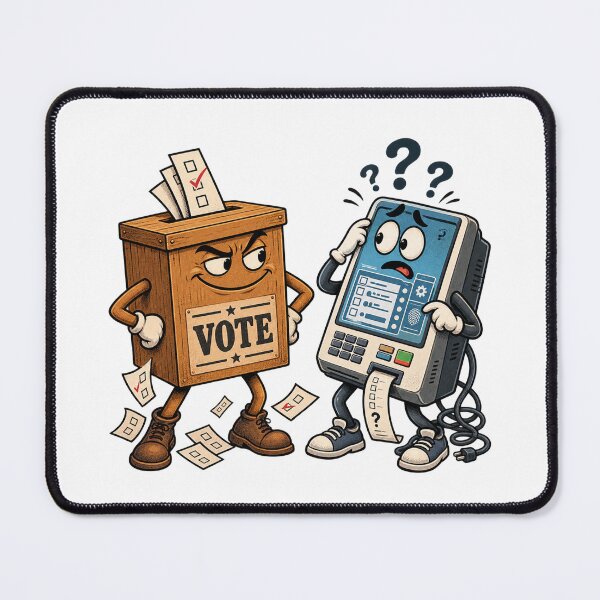 Item preview, Paper vs Electronic Voting designed and sold by M.Store.