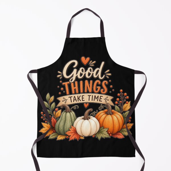 Item preview, Good Things Take Time Autumn designed and sold by Wild Ink Studio by Barbara.