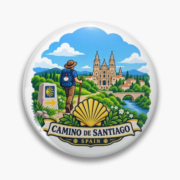 Item preview, Camino de Santiago, Spain - Pilgrimage designed and sold by Myra365Art.