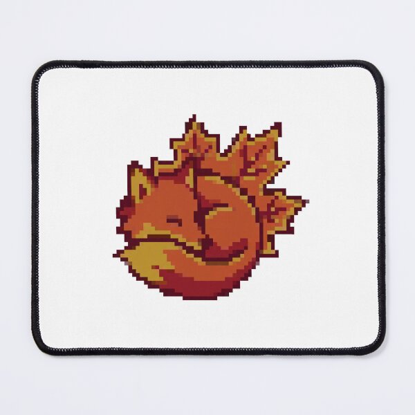 Item preview, Fox Maple Leaf Fusion Pixel Art Sticker designed and sold by fozero Pixel.