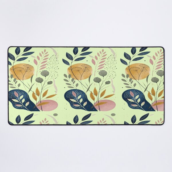 Item preview, Boho Wildflower Botanical Collage Navy Gold designed and sold by creativerooney.