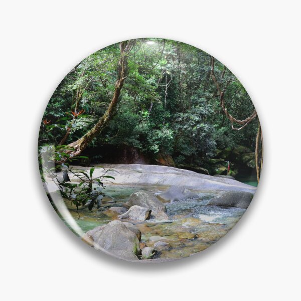 Item preview, Rock Pools in the Rainforest Jungle designed and sold by jaynerushton.