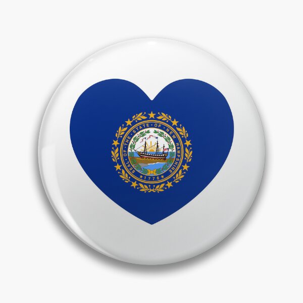 Item preview, New Hampshire Heart Flag Baby Gift Born In New Hampshire NH designed and sold by shitpostee.