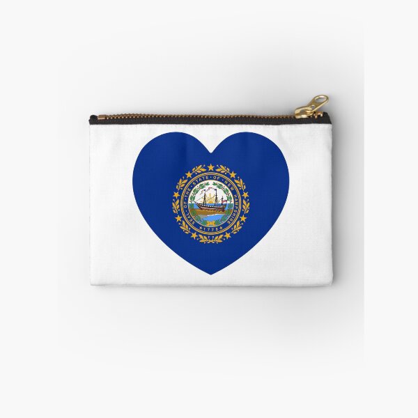 Item preview, Bandera de corazón de New Hampshire, regalo para bebé nacido en New Hampshire, NH designed and sold by shitpostee.
