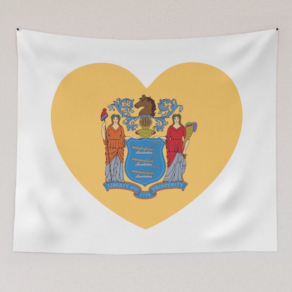 Item preview, New Jersey Heart Flag Baby Gift Born In New Jersey NJ designed and sold by shitpostee.