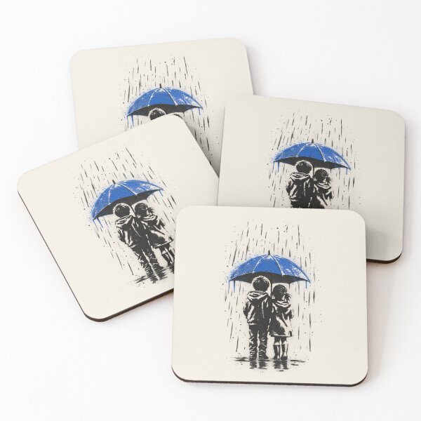 Item preview, Under One Umbrella | Rainy Day Friendship designed and sold by Moons Studio.